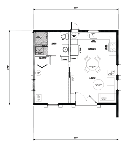 Chiltepin Floor Plan Backyard Casitas ADU